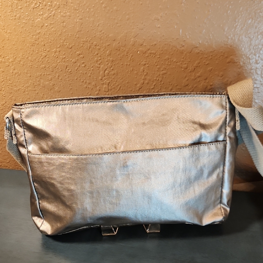 Kipling Shimmering Gold Crossbody/Shoulder Bag CLEAN CLEAN CLEAN - Picture 5 of 11